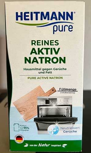 Foto vom Natronpulver und Sodapulver